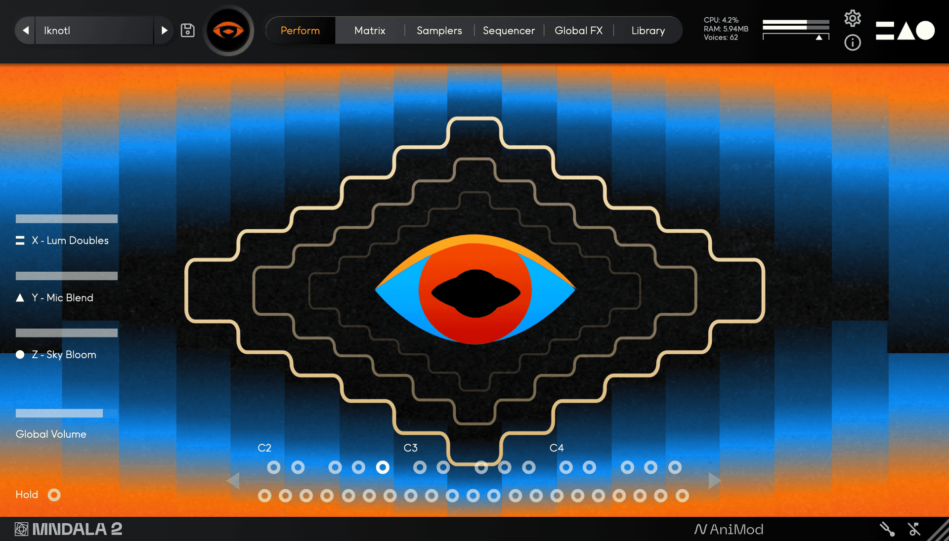 Nagual — ritualistic pre-Hispanic ceremonial instrument plugin — MNTRA