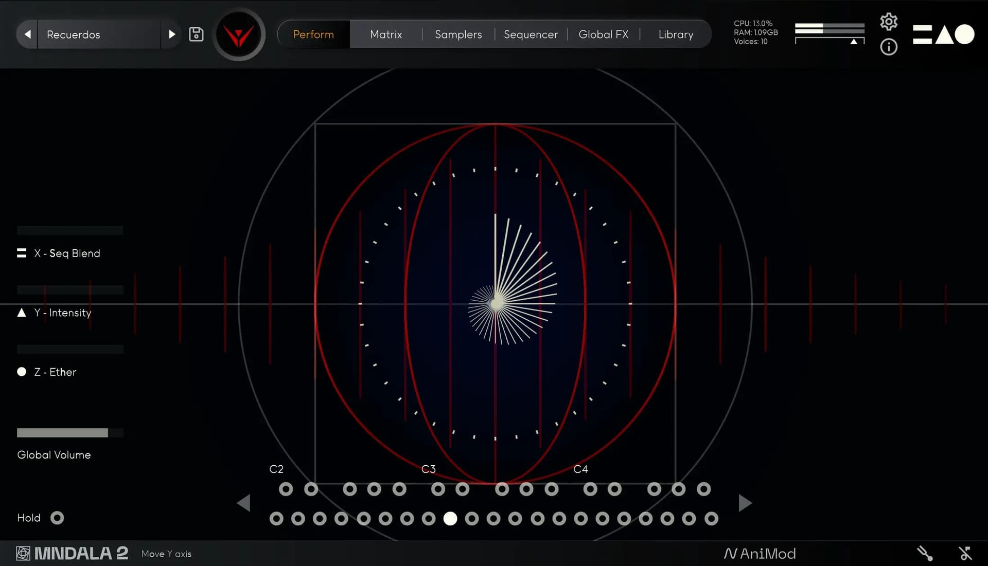 Vespera Standard hybrid electro-acoustic synthesizer plugin — MNTRA
